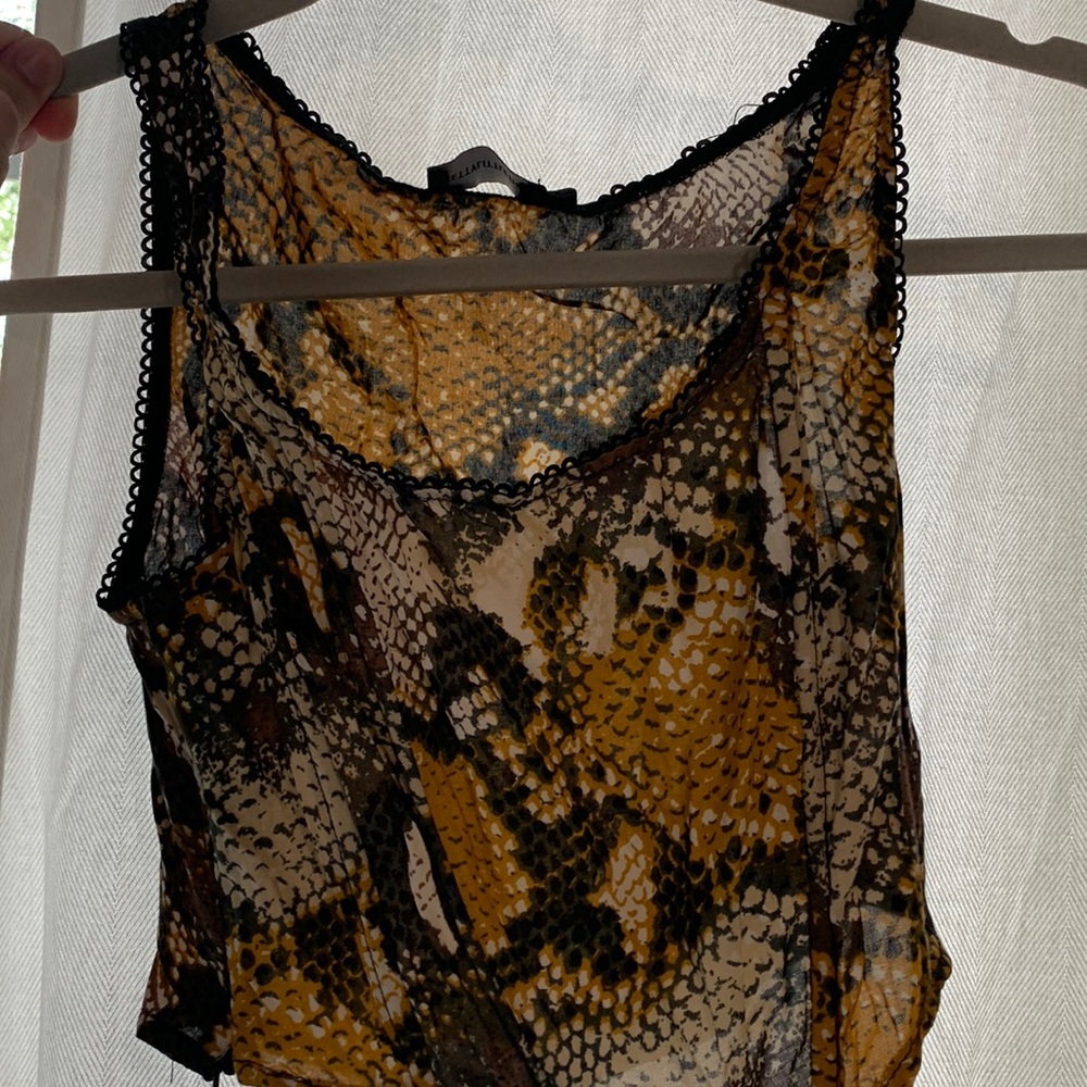 Womens Reptile patterned corset